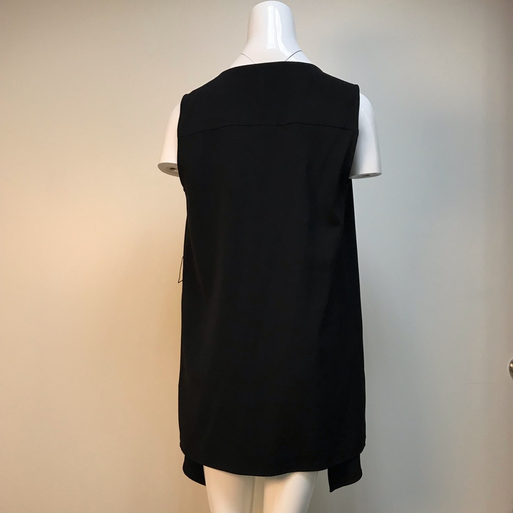 Zara Basic All Black Open Front Cardigan - image 4